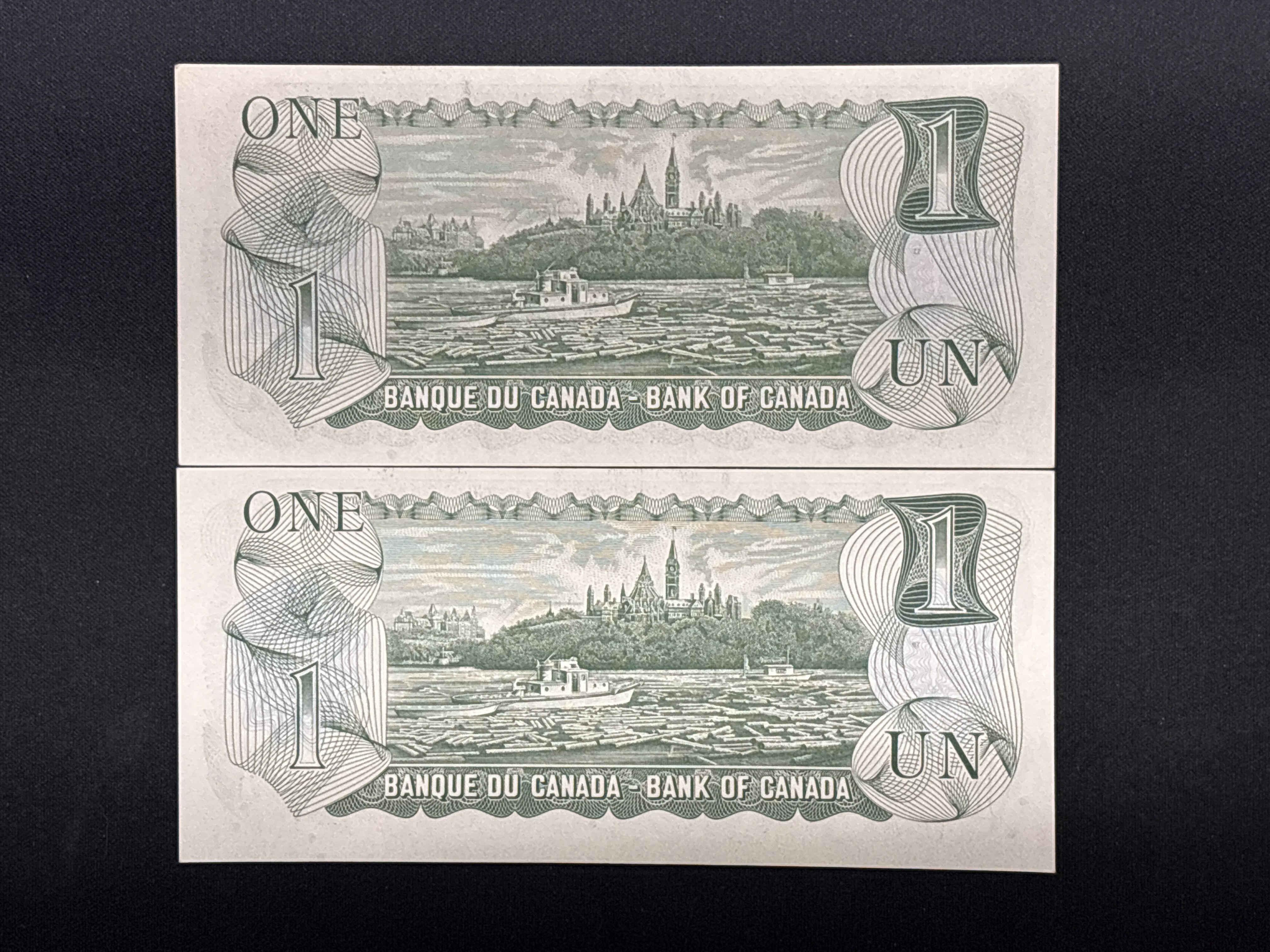 LOT 2026-901 — Lot de 2 billets de 1 dollar canadien de la Banque du Canada, série 1973… — photo 2