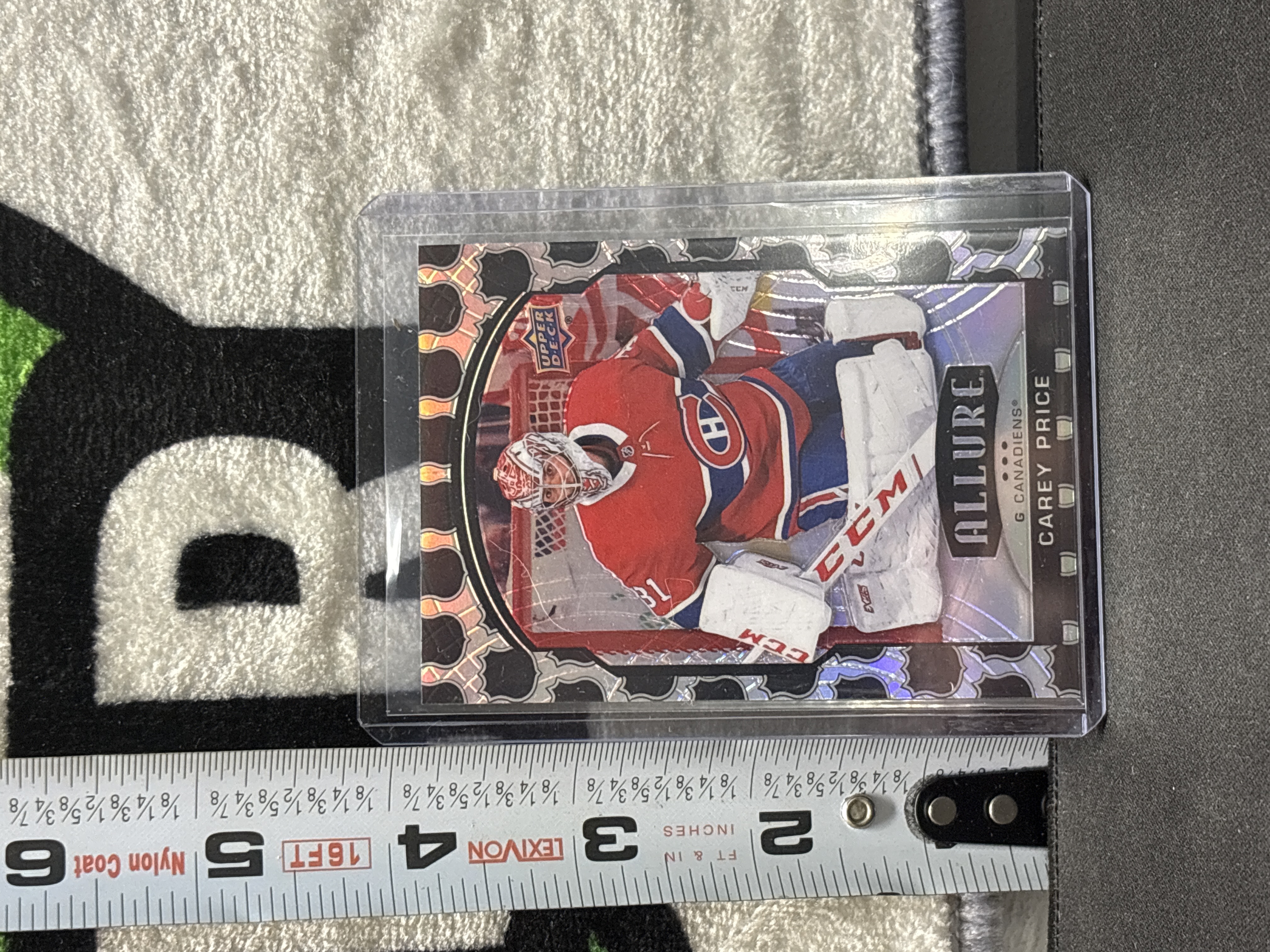 LOT 2026-926 — Carte de hockey de Carey Price, gardien des Canadiens de Montréal, de la… — photo 1